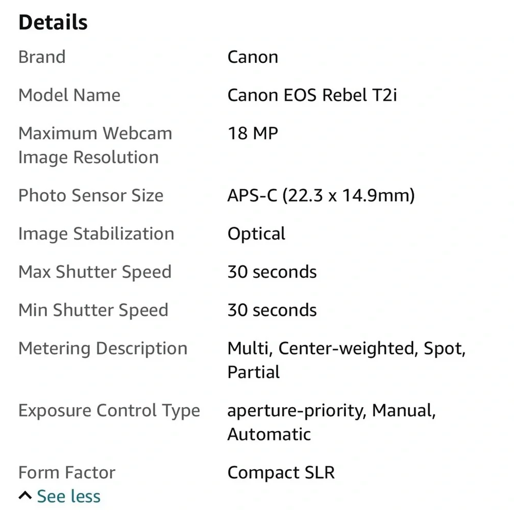 Canon Rebel EOS T2i digital camera , extra long lens, and bag
